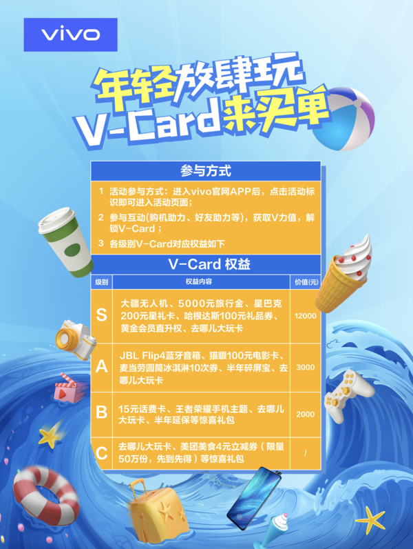 vivo夏天狂歡V-Card活動圓滿結(jié)束 走運的你搶到了么？