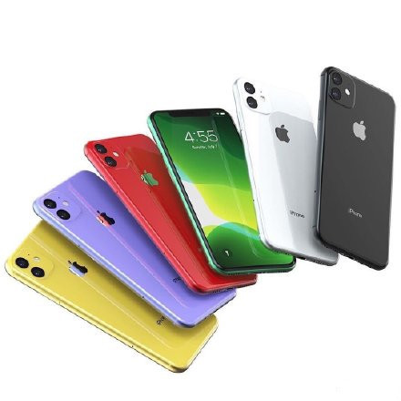 iPhone 11多彩配色版別（圖片來歷網(wǎng)絡）