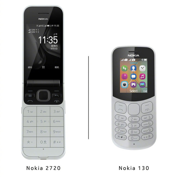 諾基亞2720比照諾基亞130