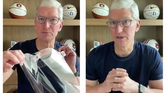 庫克推特視頻截圖